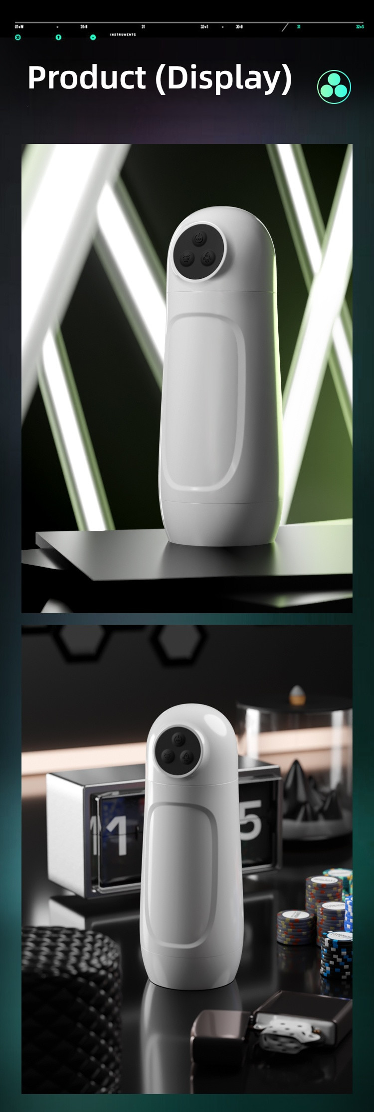GALAKU Big White APP Interconnected/Sucking/Shocking Airplane Cup
