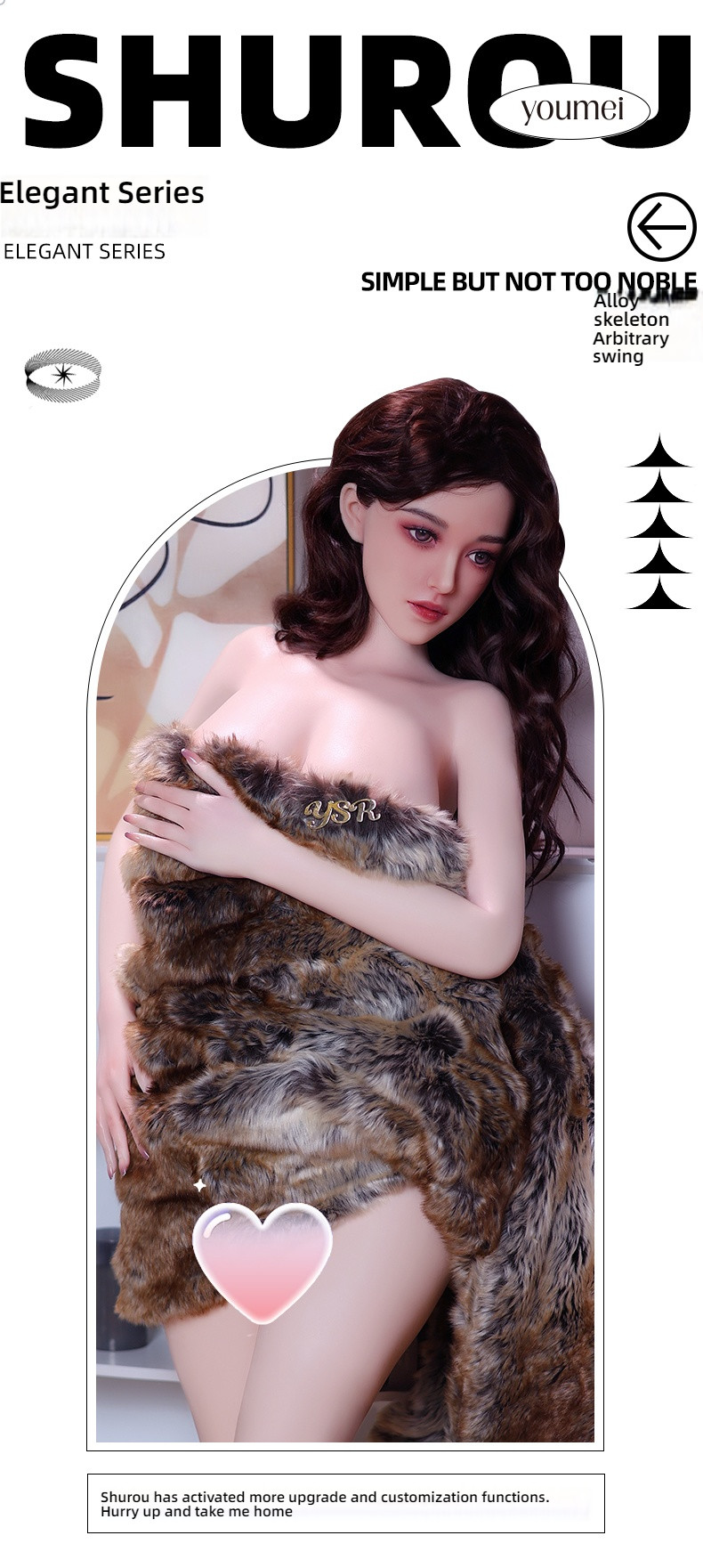 Intelligent handsome man - Shurou (G050-y19) solid doll 158cm all silicone hair transplant+oral love+vocalization+heatin