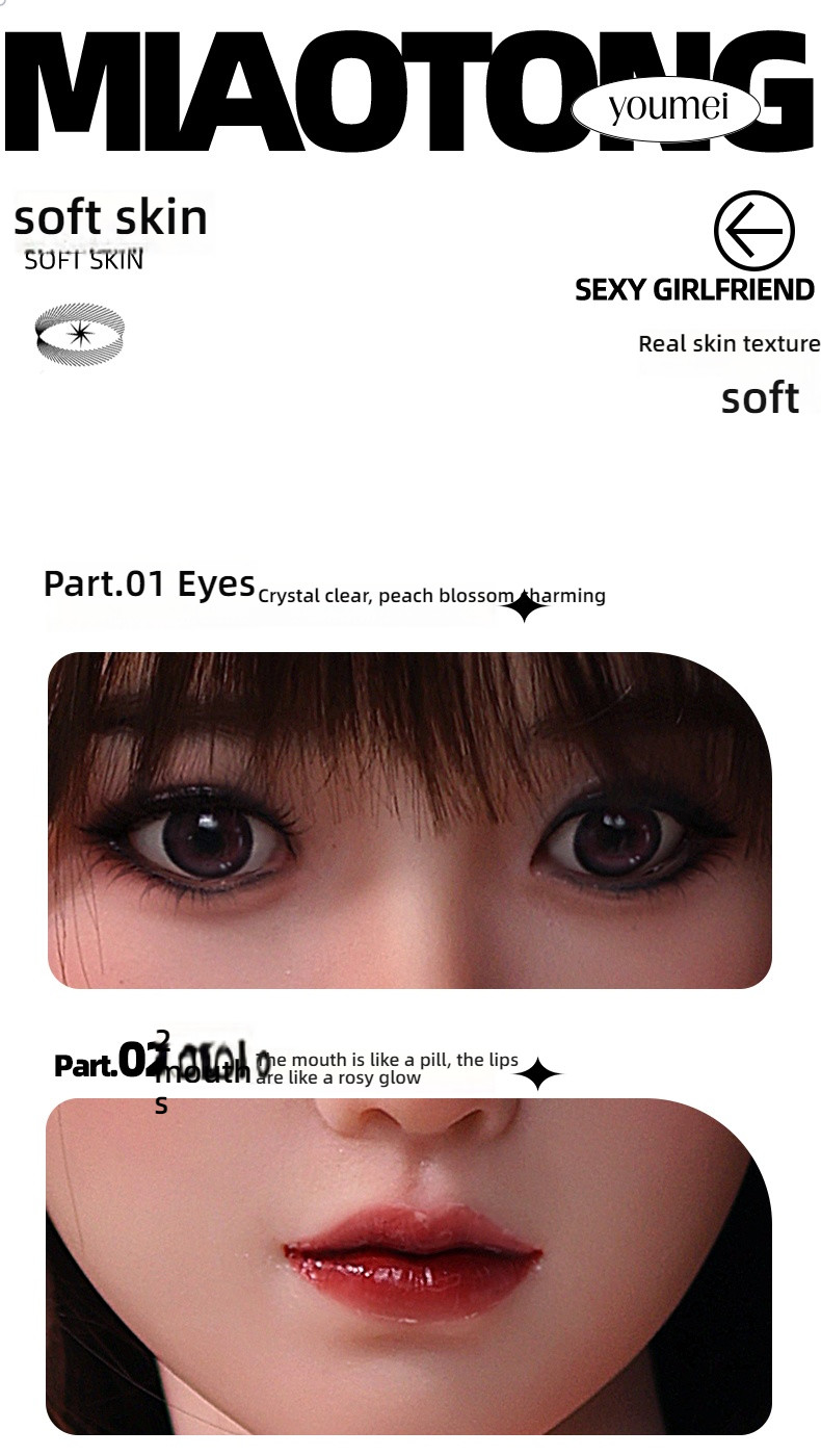 Sexy Girlfriend - Miaotong (G048) Physical Doll 158cm Full Silicone Hair Transplant+Oral Love