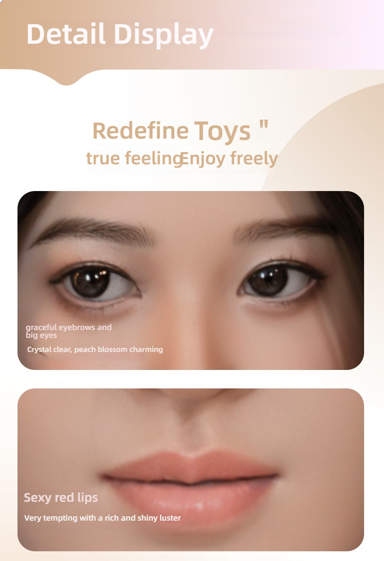 Close girlfriend - Yanfei (G094-Y51) physical doll A158cm leather pattern large chest hair transplant+private suction+vo