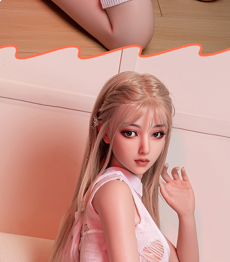 Enchanting Sister - Erlan G005 (Y18) Solid Doll 158cm+Silicone Head Hair Transplant+Mouth Love+Mouth Love Sucking+Sound 