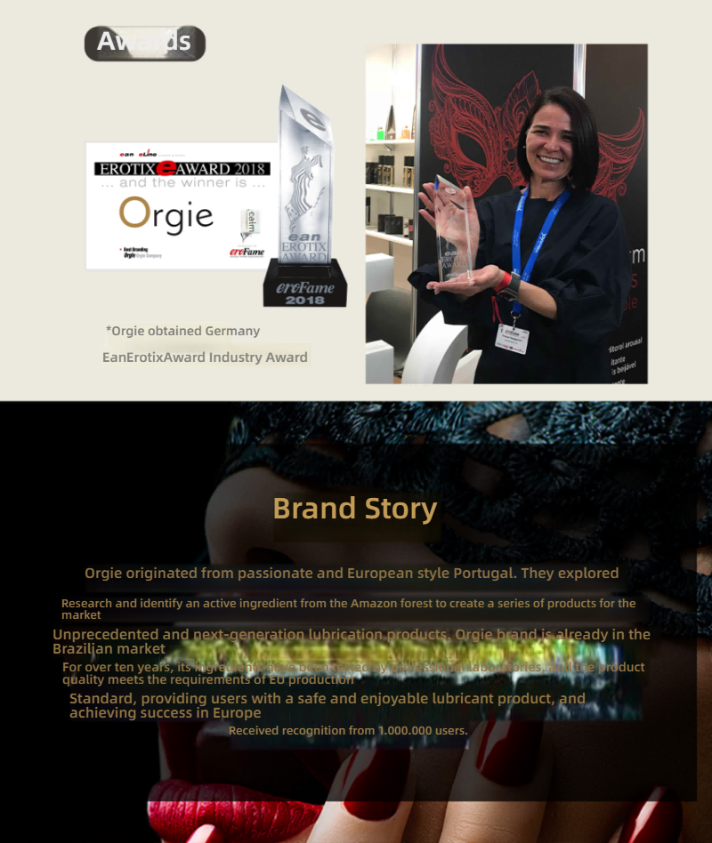 Orgie Portugal Imported Crispy Jumping Lubricant 100ml