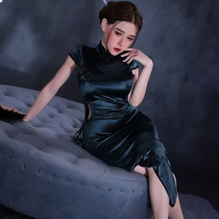 Physical Doll Faint Yellow Ermis Nianjiao (G023) (158cm Silicone Head Hair Transplant+Oral Love+Private Clamping+Sound P