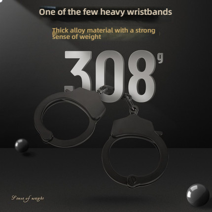 RoomFun restrained alloy handcuffs black